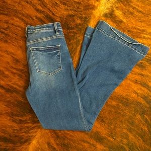 Vervet High Rise Trouser Super Flare Jeans